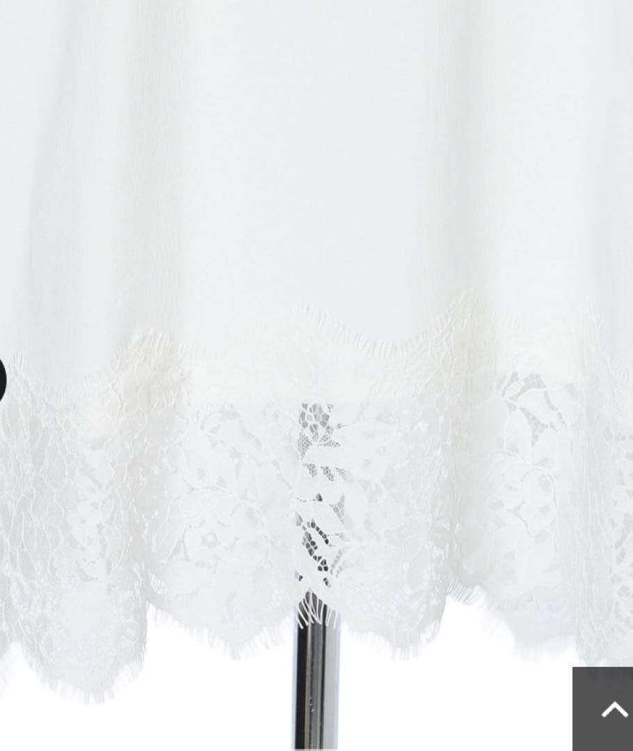 Arpege story 裾レースロンＴ