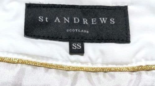 再再再値下げ新品　セントアンドリュース　中綿スカートSS　白定価33000円XS