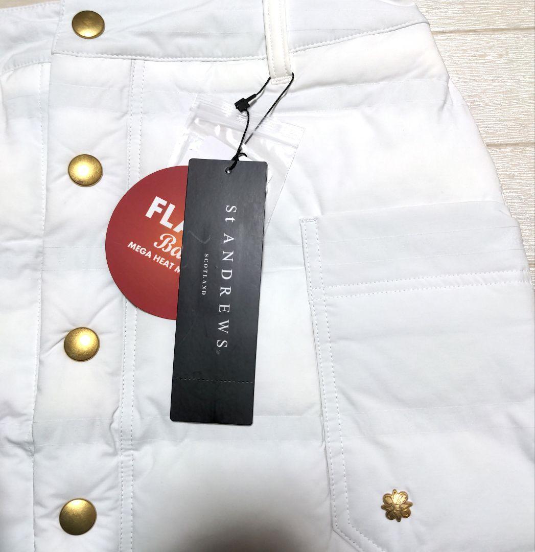 再再再値下げ新品　セントアンドリュース　中綿スカートSS　白定価33000円XS