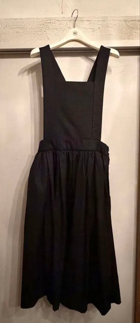 BLACK COMME des GARCONS ブラックオーバーオールドレス S