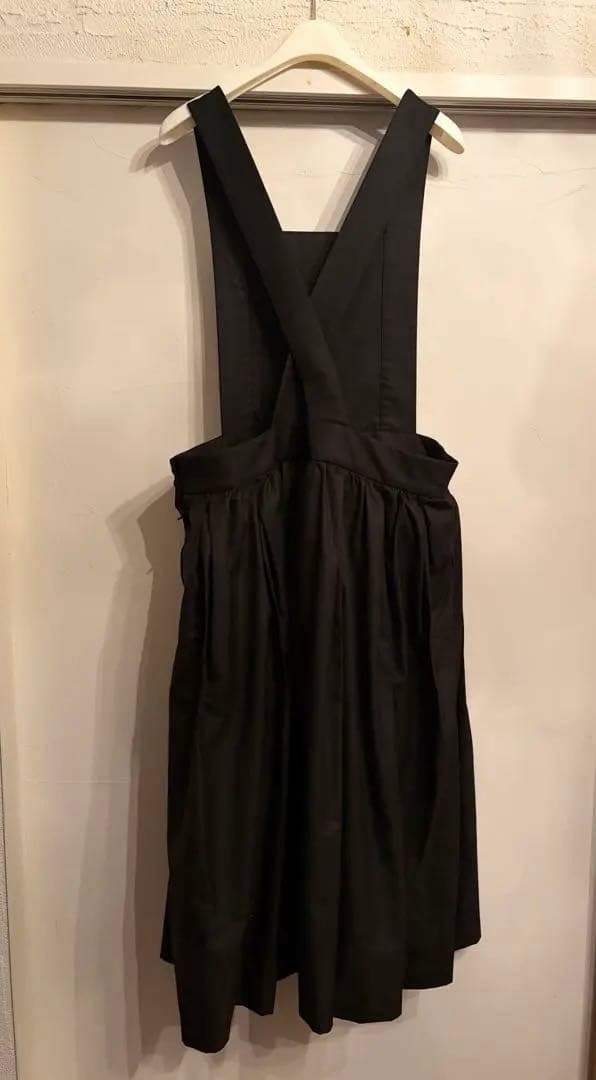 BLACK COMME des GARCONS ブラックオーバーオールドレス S