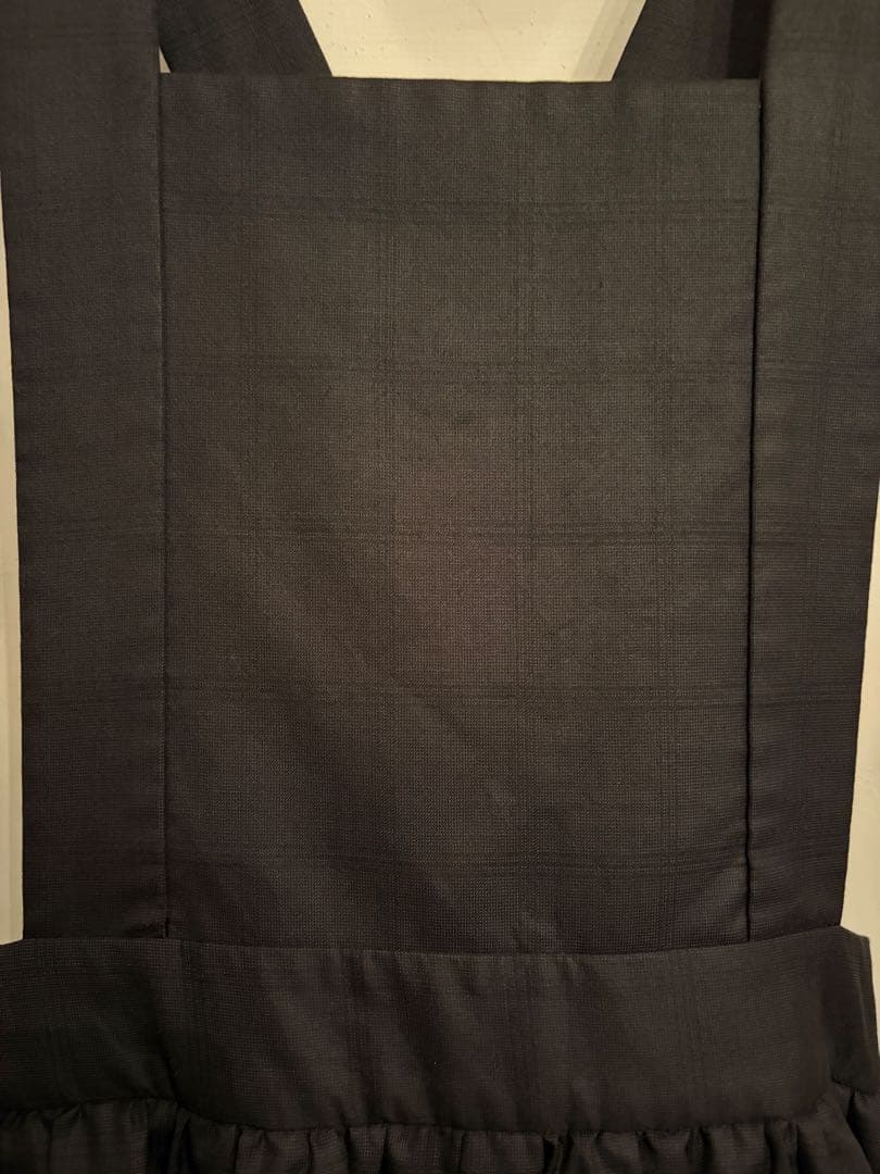 BLACK COMME des GARCONS ブラックオーバーオールドレス S