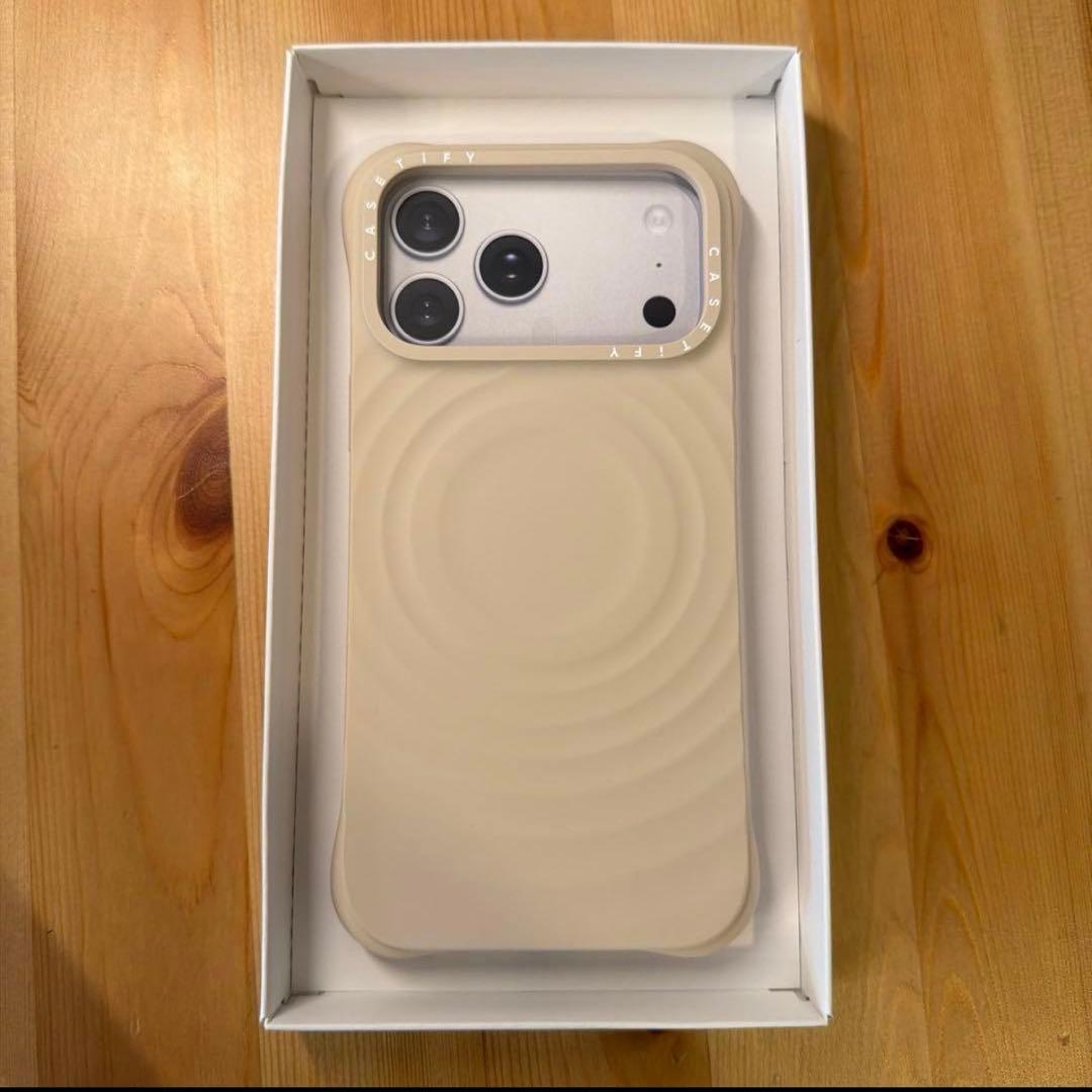 CASETiFY ウェーブ シリコンケース iPhone17 Pro MAX用