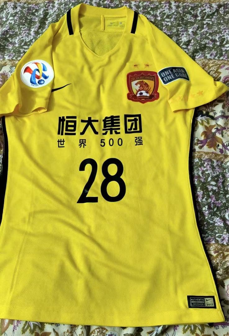 【マスオ様用】2017 広州恒大ACLアウェイ28番+2015ACLホーム25番