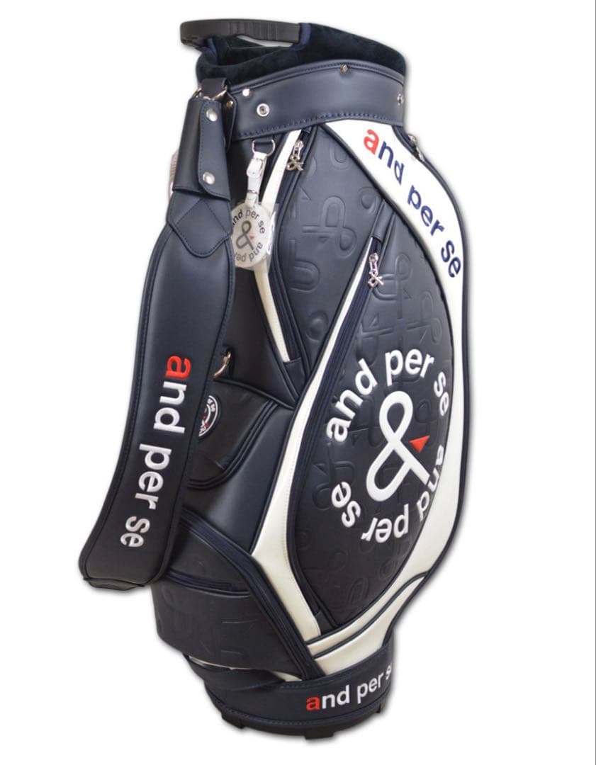 and per se キャディバッグ ネイビー AUS7005