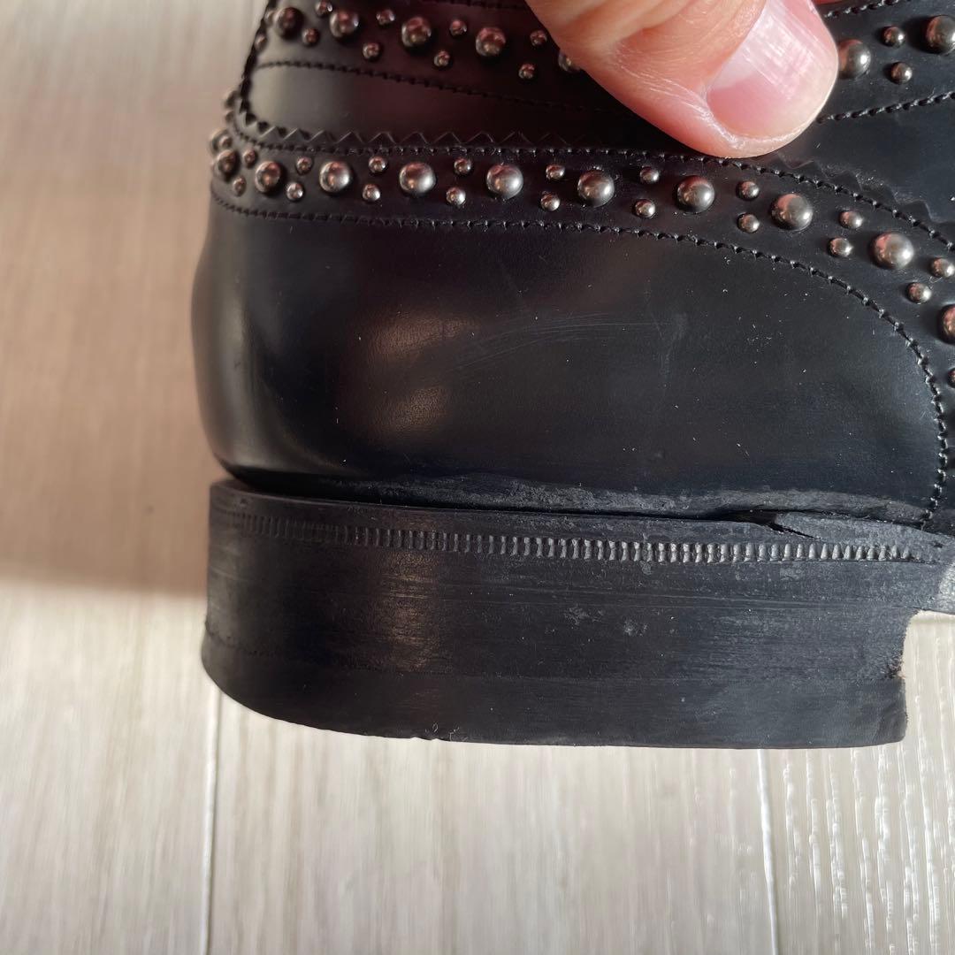 美品 church’sチャーチ burwood バーウッド スタッズ 27.5