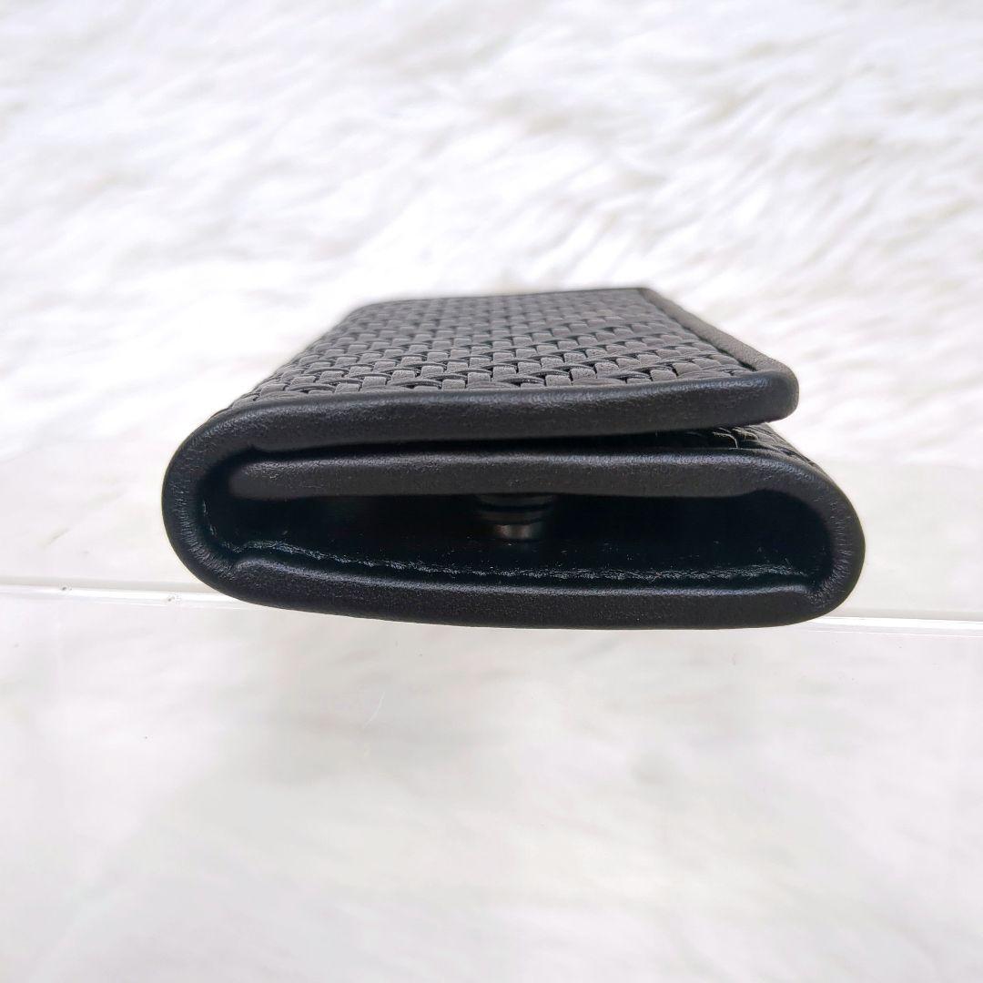 超希少　エルメネジルド・ゼニア　6連キーケース　イントレチャート　編み込みレザー