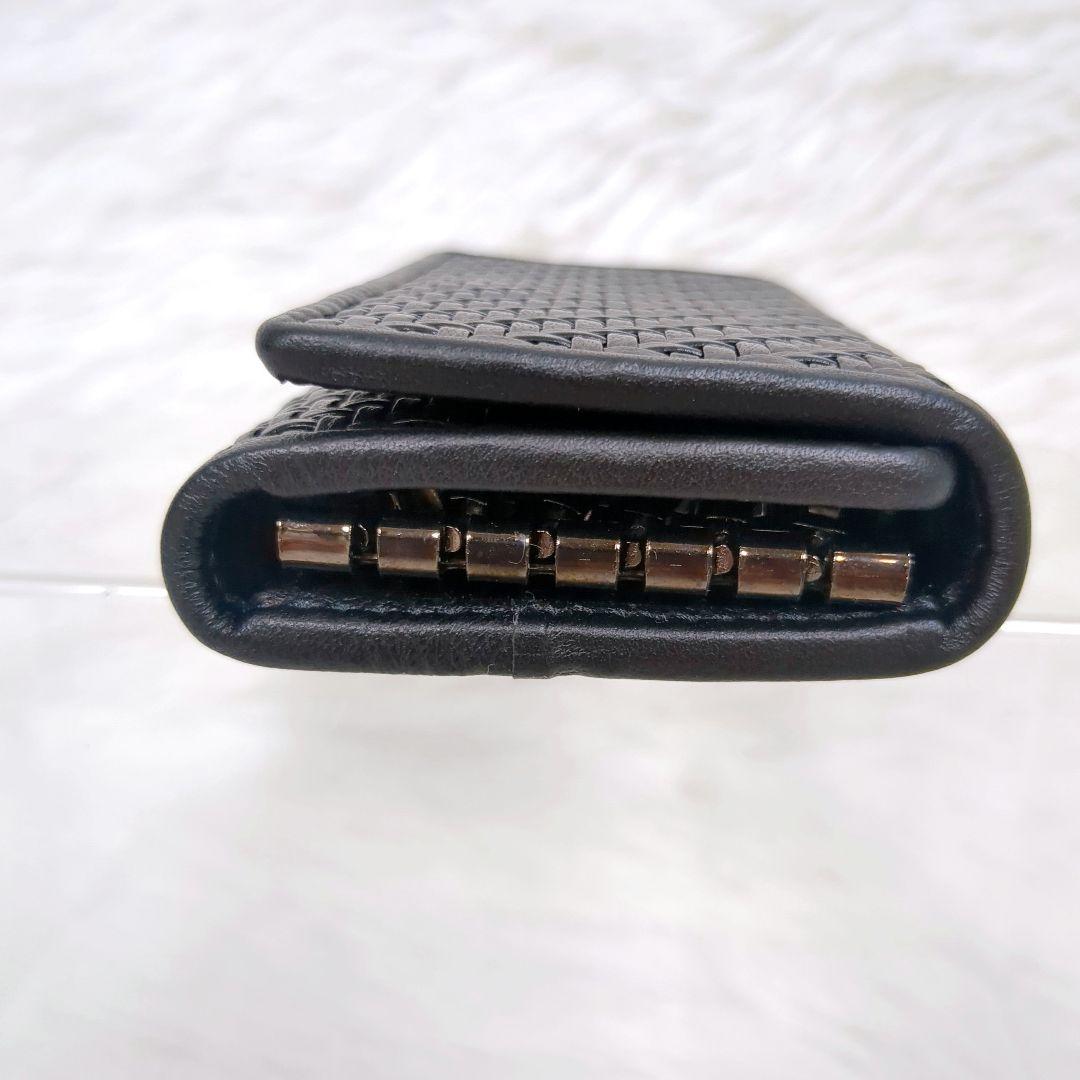 超希少　エルメネジルド・ゼニア　6連キーケース　イントレチャート　編み込みレザー