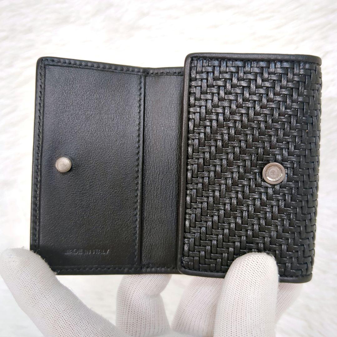 超希少　エルメネジルド・ゼニア　6連キーケース　イントレチャート　編み込みレザー