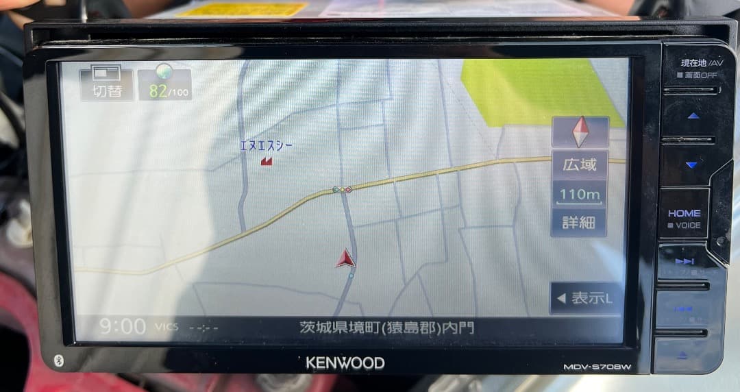 ケンウッド MDV-S708W ナビ フルセグ。地図データ2020年版。