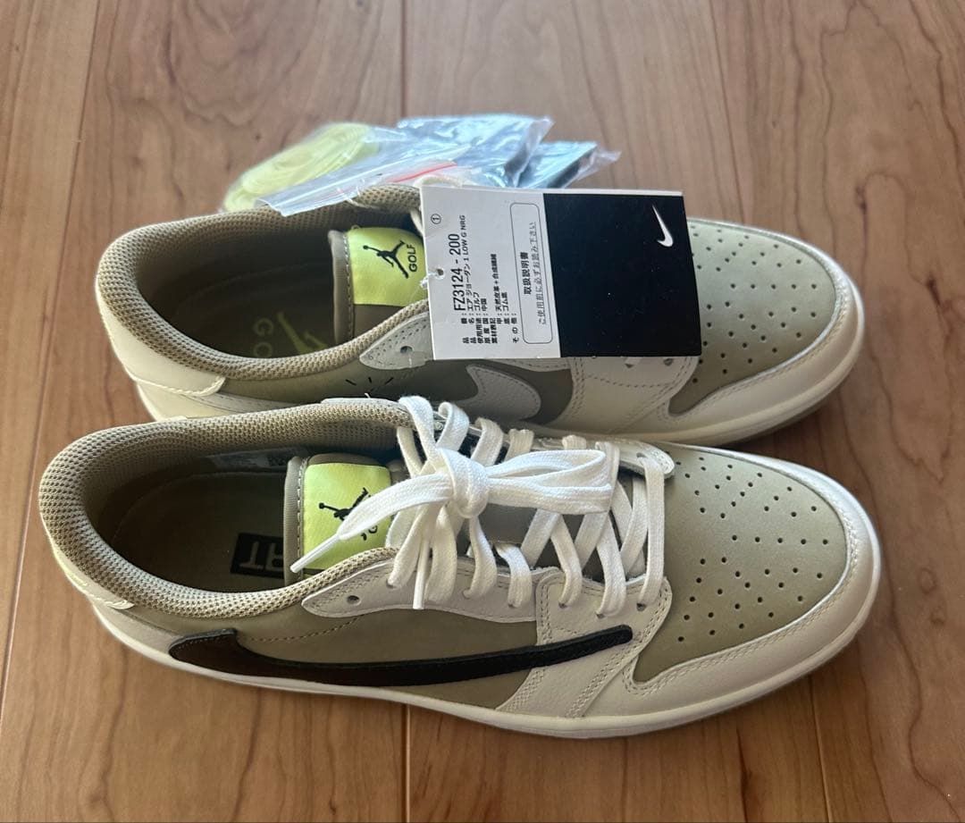シューズ(男性用) NIKE Air Jordan 1 Golf Travis Scott 26cm