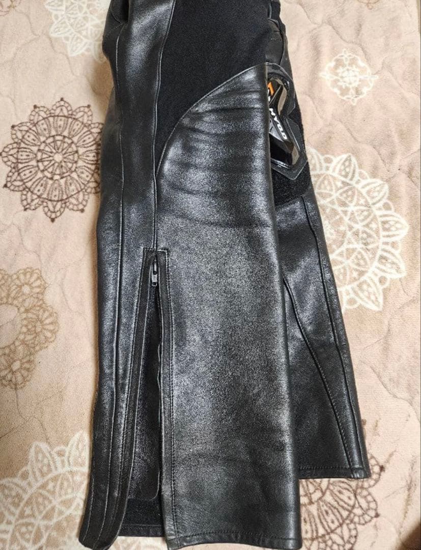 HYOD レザーパンツ スライダー付き 黒LL ブーツアウト