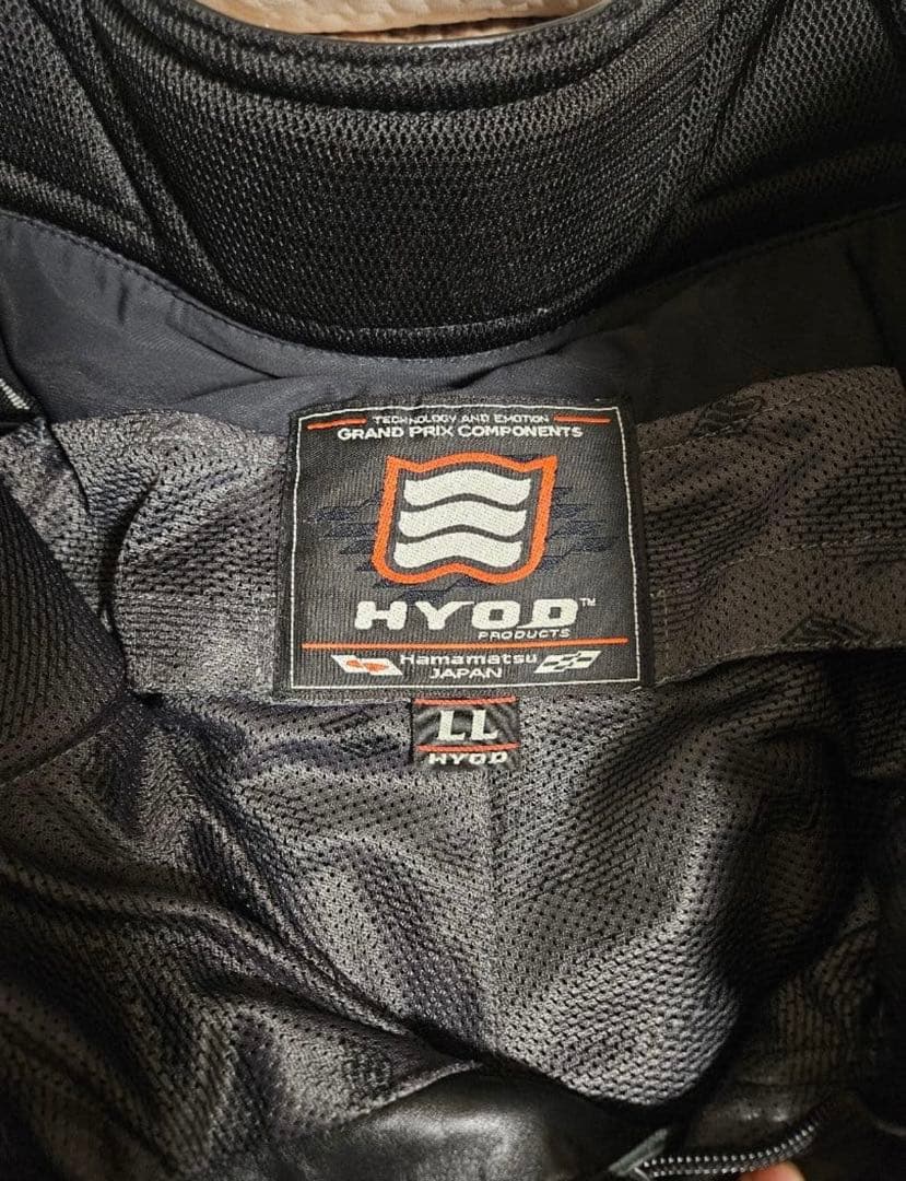 HYOD レザーパンツ スライダー付き 黒LL ブーツアウト