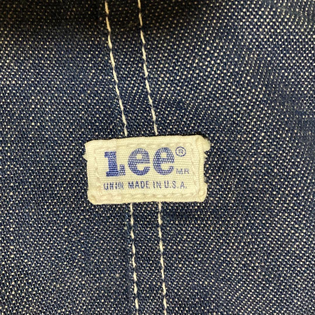 USA製 Lee インディゴ デニム オーバーオール サロペット ヴィンテージ