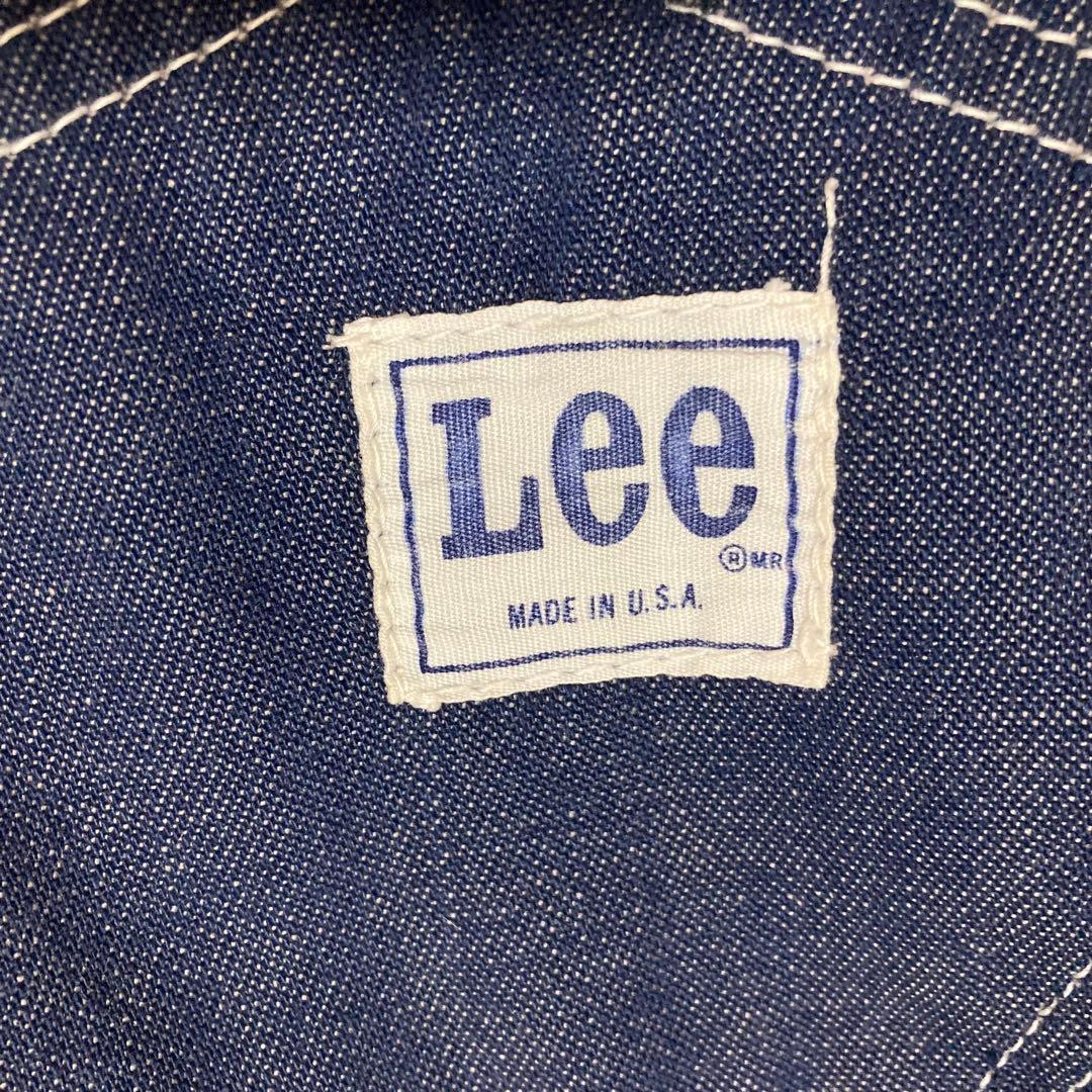 USA製 Lee インディゴ デニム オーバーオール サロペット ヴィンテージ