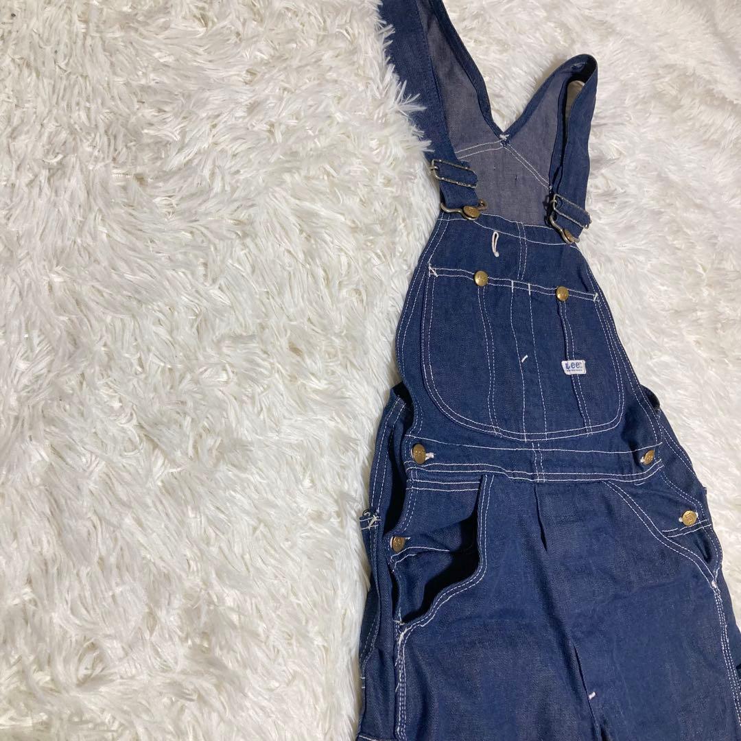 USA製 Lee インディゴ デニム オーバーオール サロペット ヴィンテージ