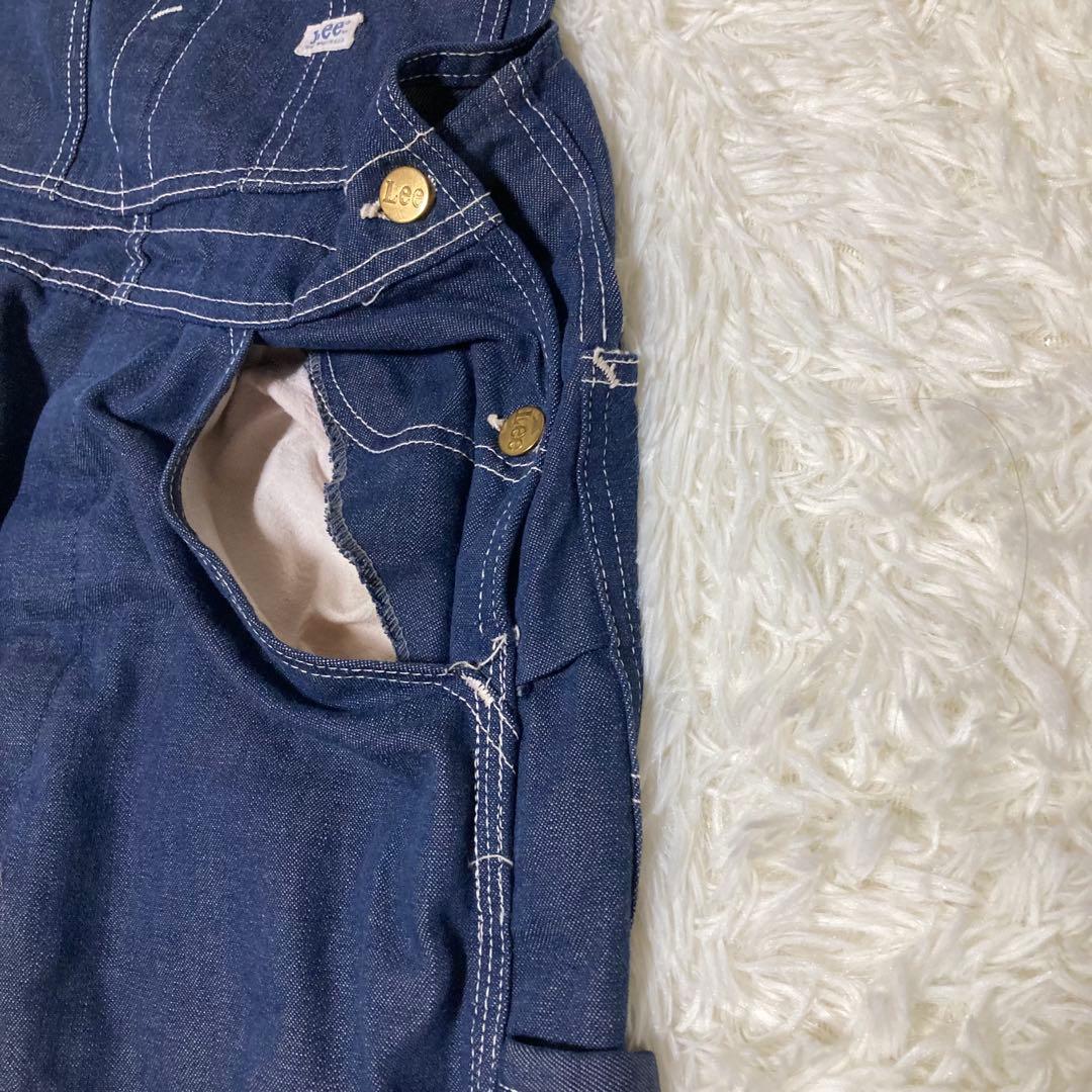 USA製 Lee インディゴ デニム オーバーオール サロペット ヴィンテージ