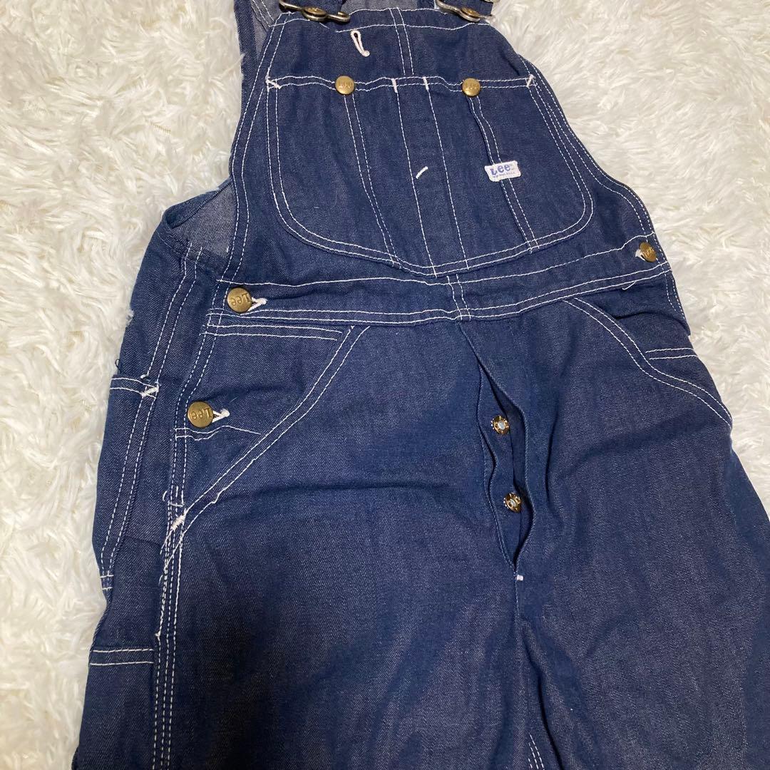 USA製 Lee インディゴ デニム オーバーオール サロペット ヴィンテージ