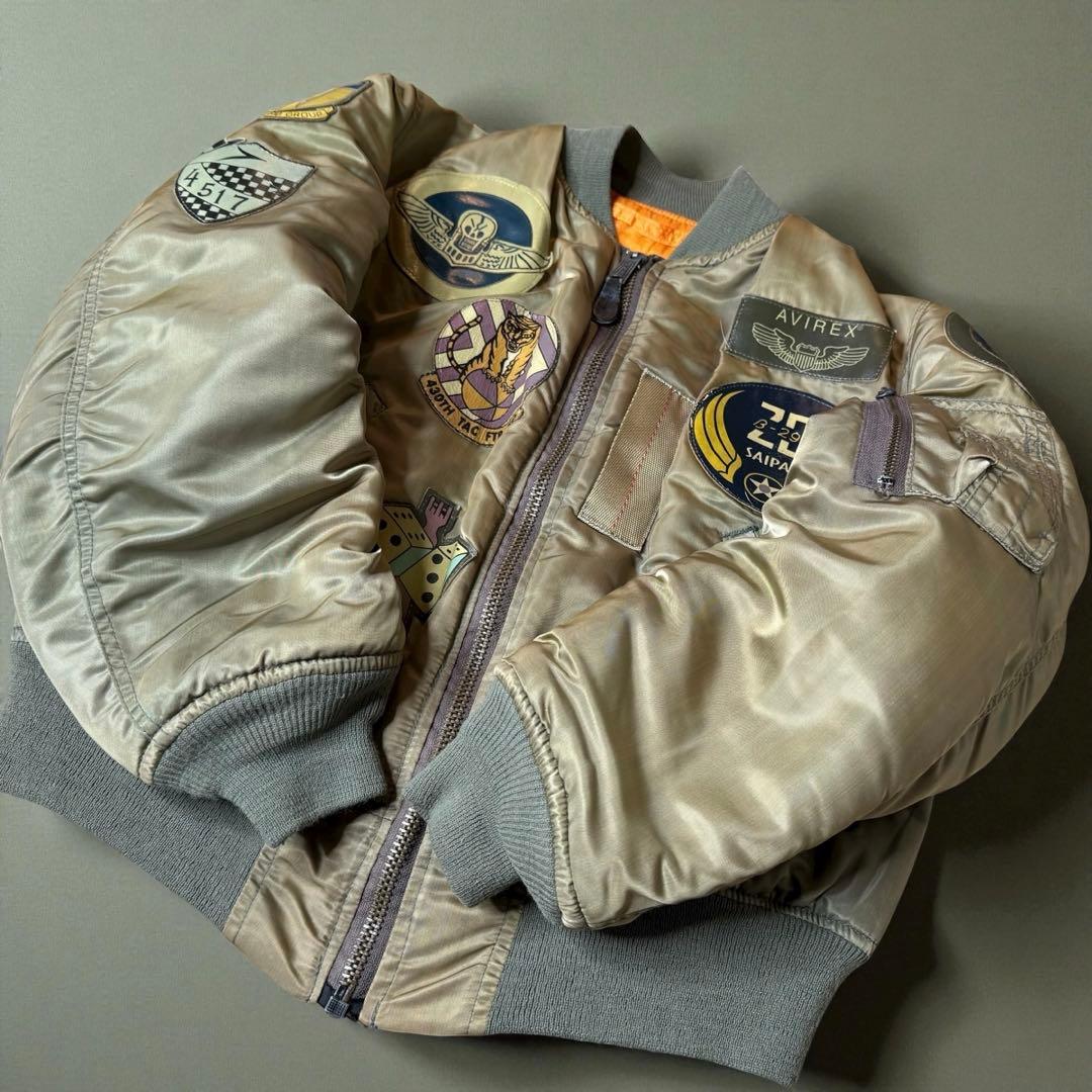 専用出品　米国製 AVIREX Ｓ M位 MA-1 MIL J 82798
