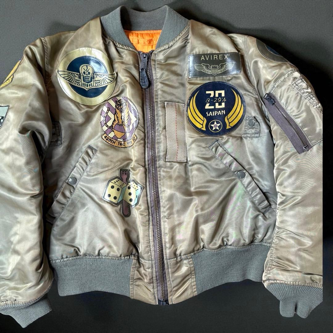 専用出品　米国製 AVIREX Ｓ M位 MA-1 MIL J 82798