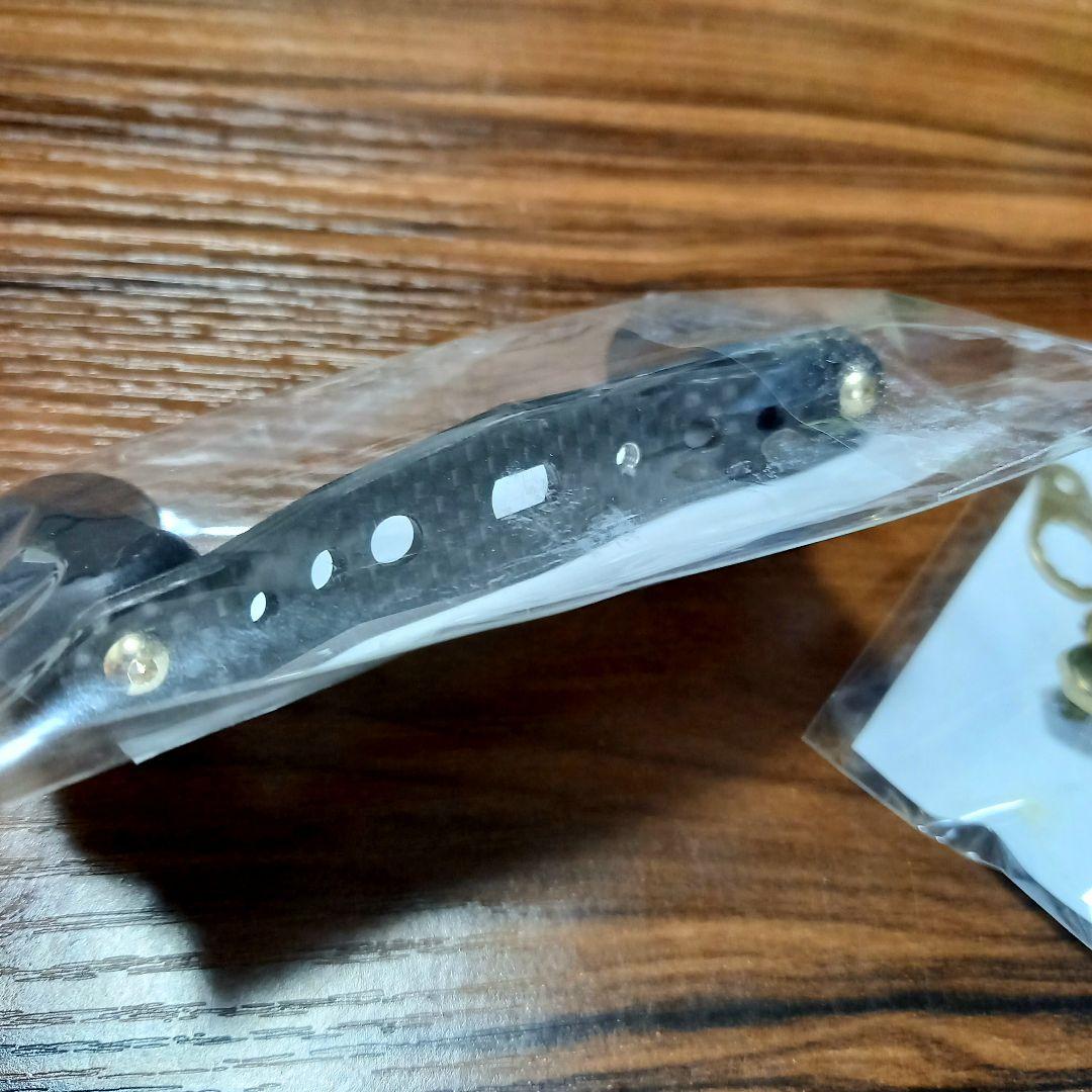 IXA、80mmカーボンハンドル、ハンドルファスナー、シャンパンゴールド、KTF