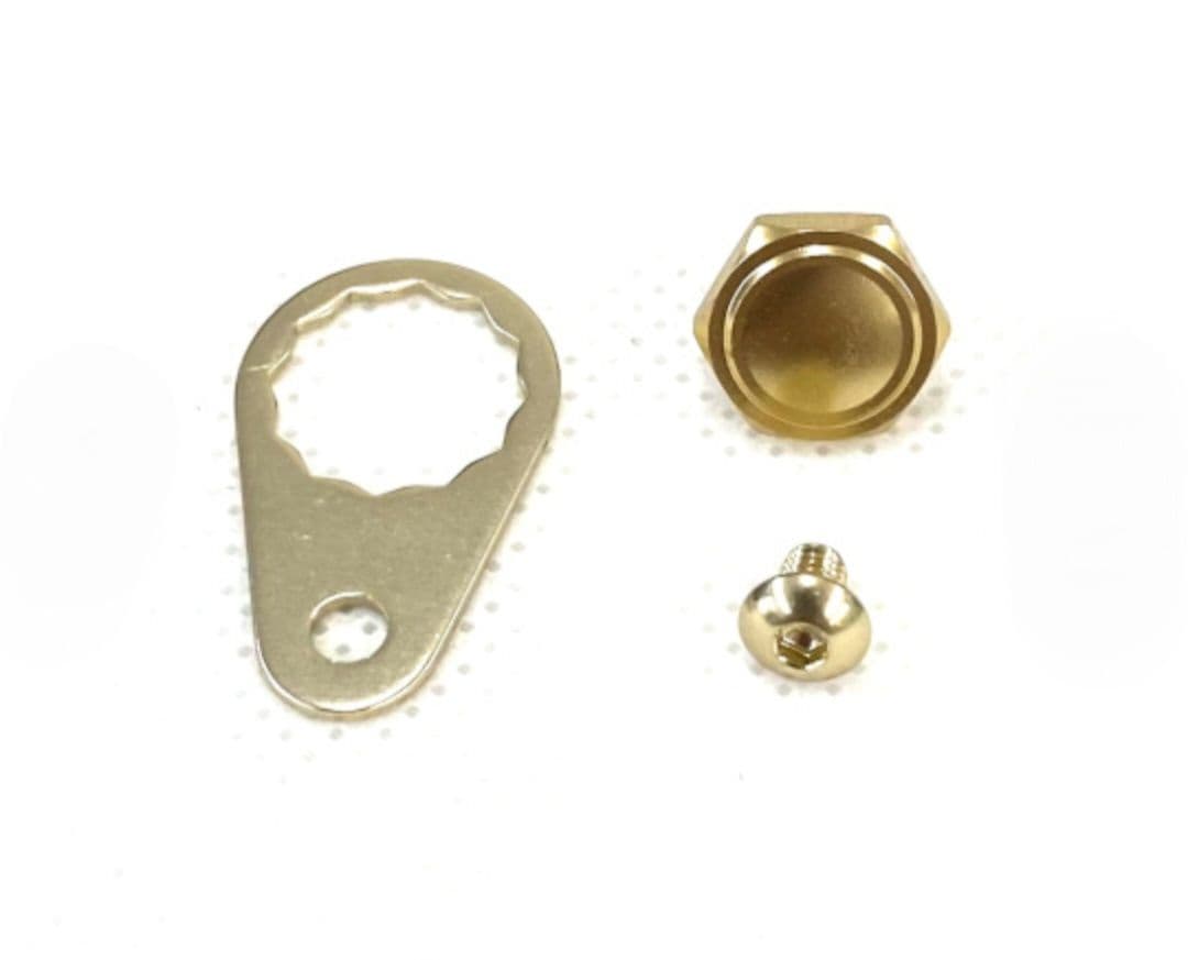 IXA、80mmカーボンハンドル、ハンドルファスナー、シャンパンゴールド、KTF