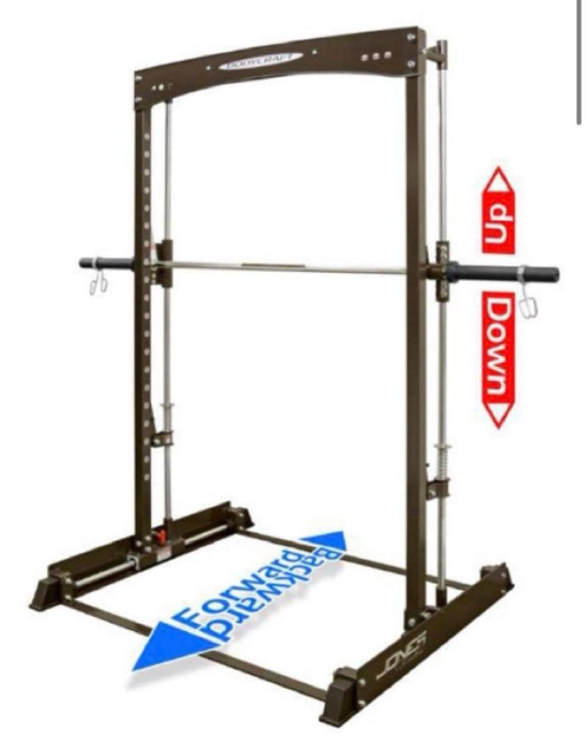 【引き取り限定】 3Dスミスマシン&BULLラバープレート117.5kgセット