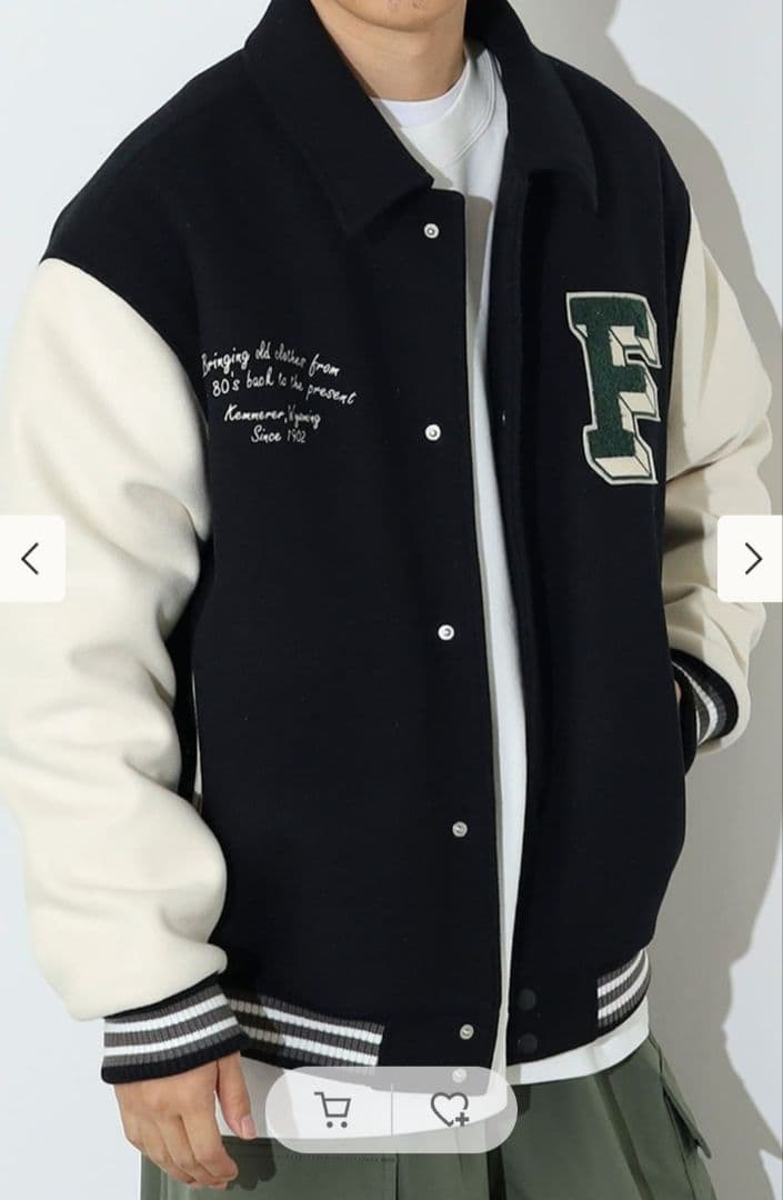 ☆新品☆BEAMS PENNEY'S / FOX レトロ スタジアムジャンパー