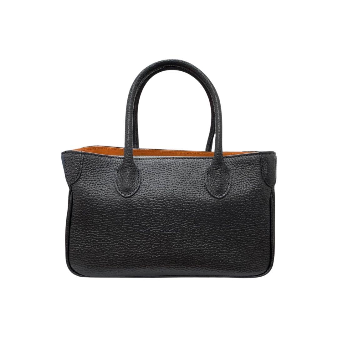 【極美品】ADMJ スワロフスキー ビジュー ミニトートバッグ 黒