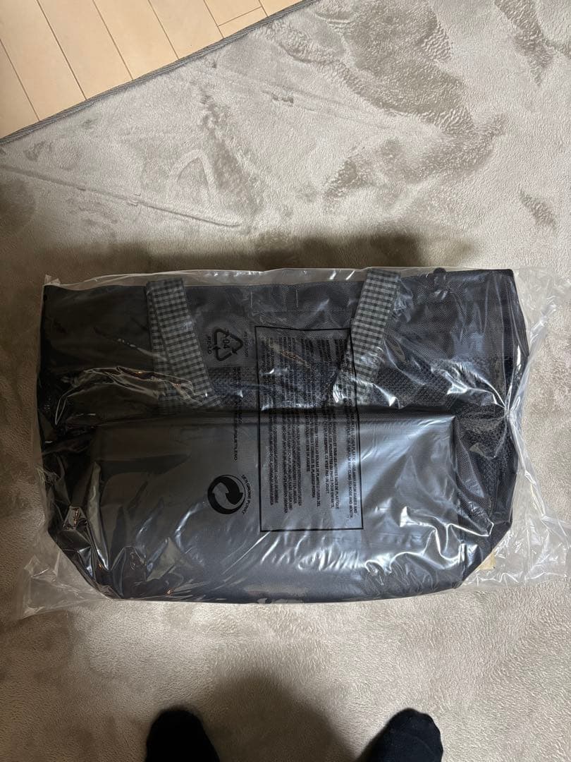 familiar NEWERA コラボ　黒 トートバッグ