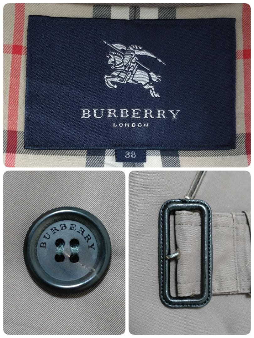 【mameページ】極美品✨バーバリーロンドン トレンチコート ノバチェック