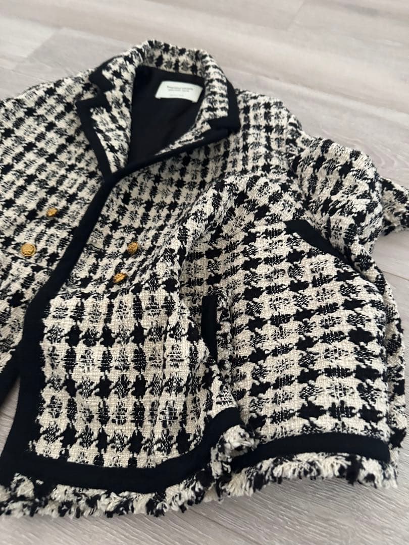 美品 ビューティフルピープル 2way デザイン ツイード ジャケット ジレ