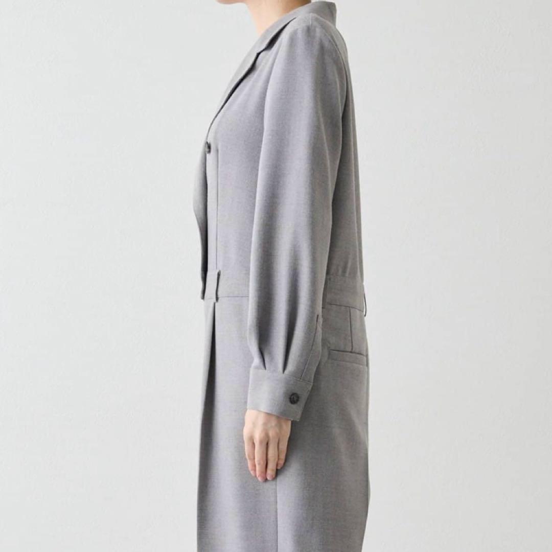 【新品】ウィムガゼット テーラーカラージャンプスーツライトグレー