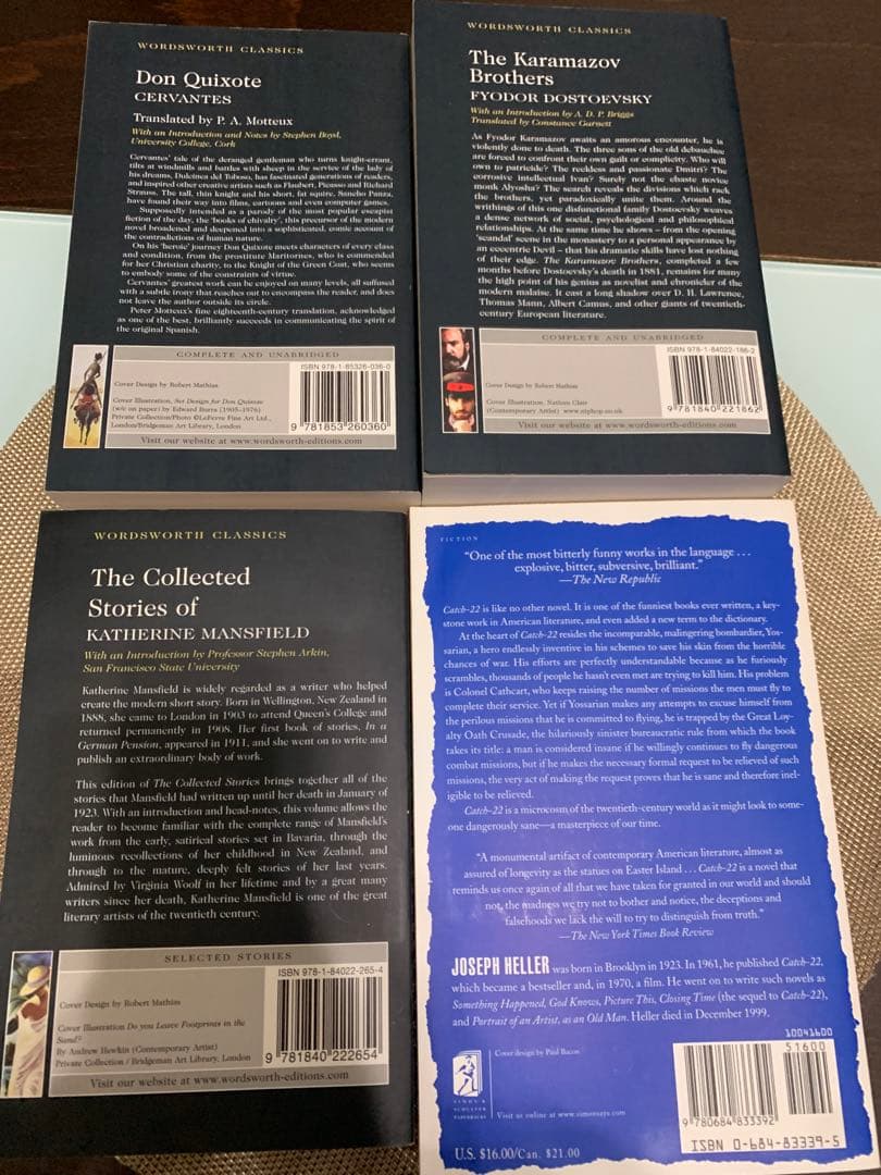 【4冊セット】Classic Novels 洋書