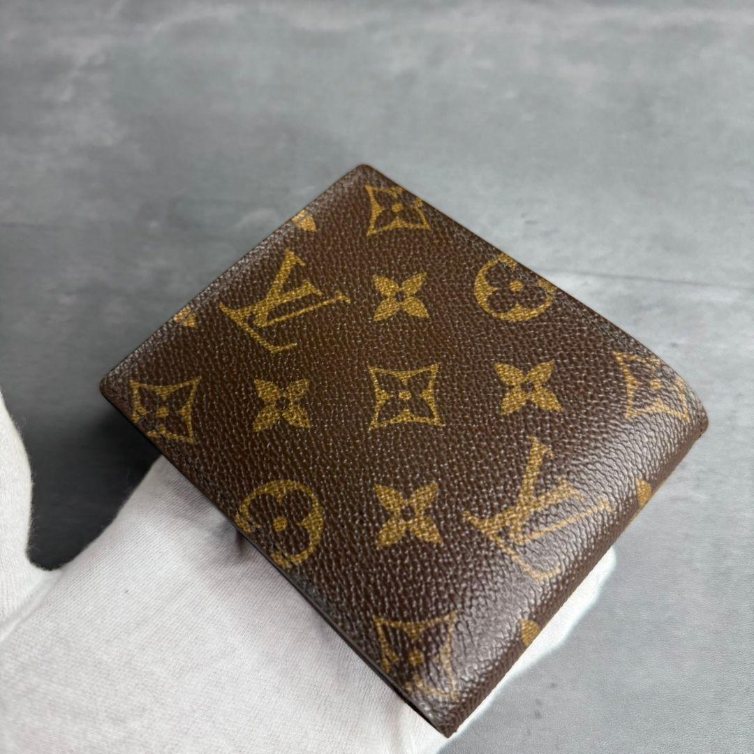 ルイヴィトン ポルトフォイユ マルコNM モノグラム 二つ折り財布 現行