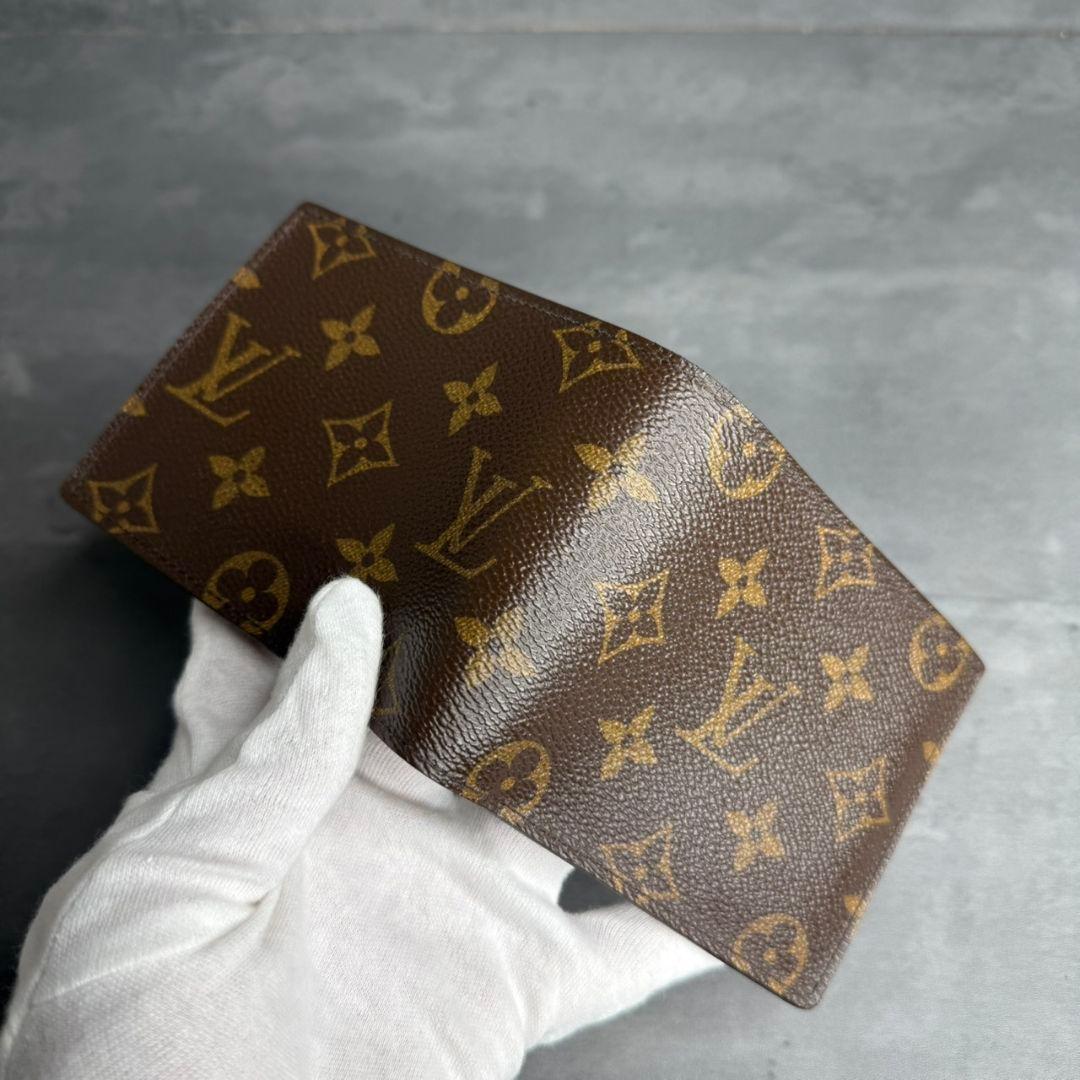 ルイヴィトン ポルトフォイユ マルコNM モノグラム 二つ折り財布 現行