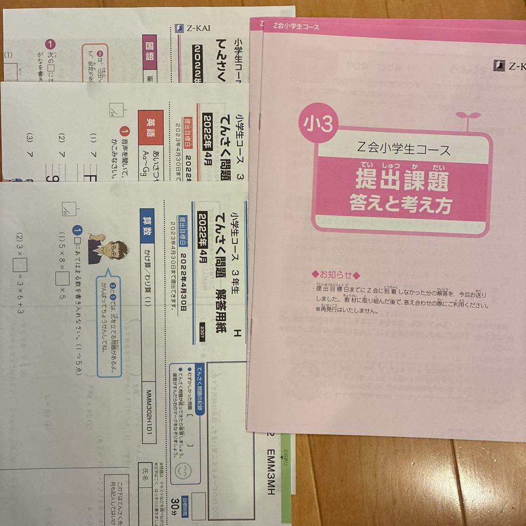 Z会エブリスタディ3年　一年分