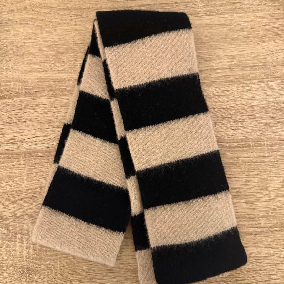 Bshop Jo Gordon ウールストライプマフラー UNISEX