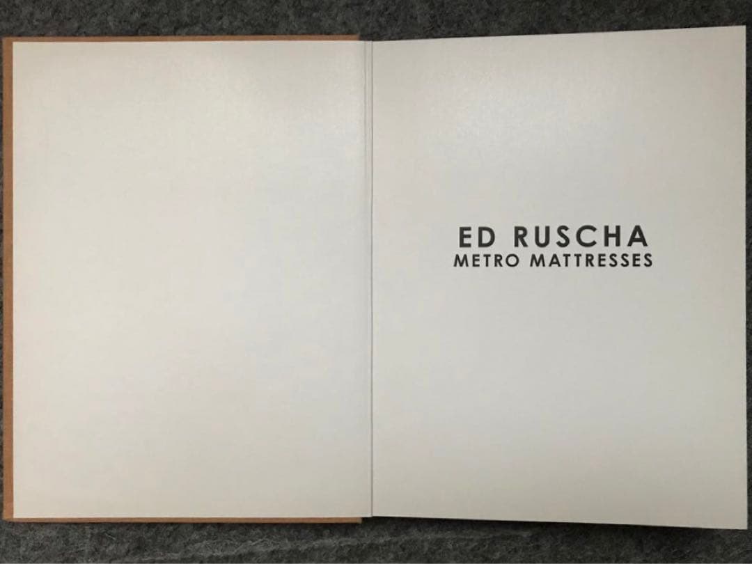 アート・デザイン・音楽 Metro Mattresses / Ed Ruscha