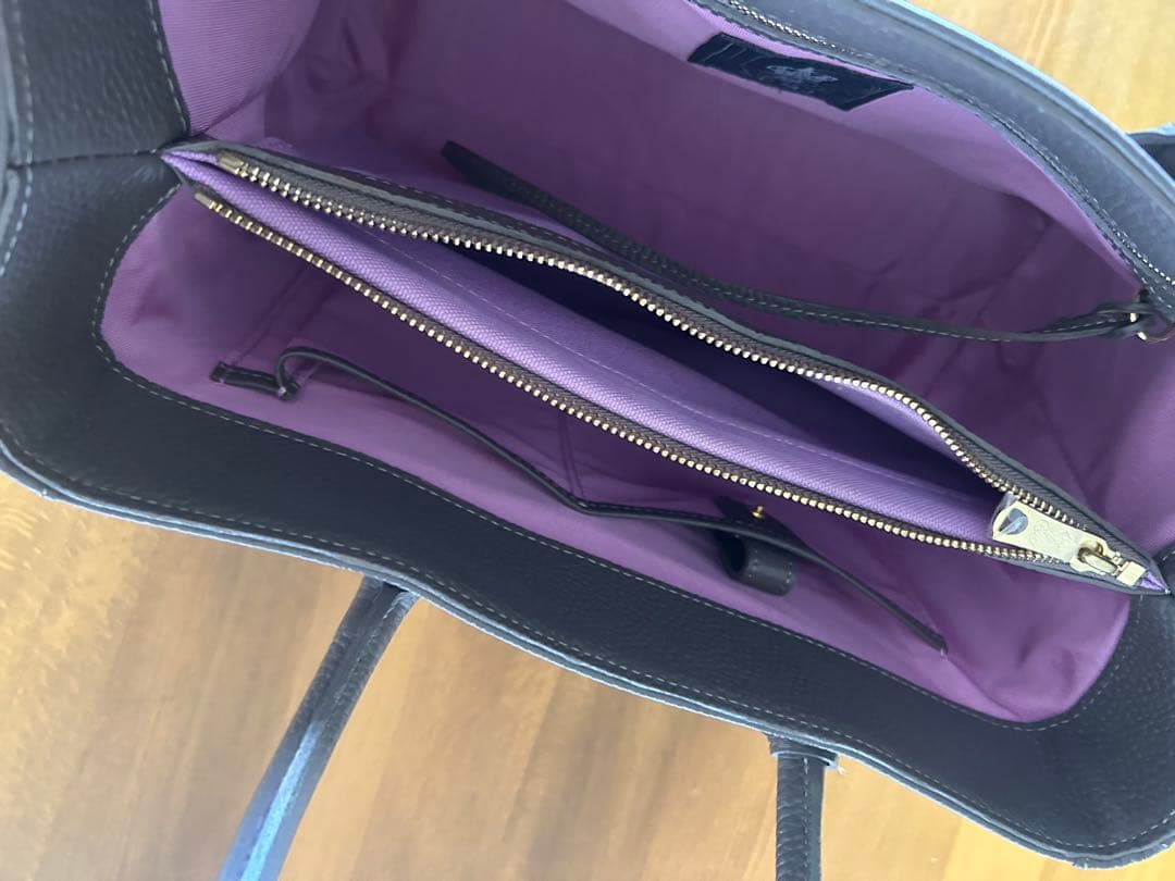 新品未使用　ADMJ グレー レザー トートバッグ　グレー