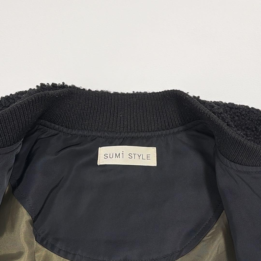 SUM1 STYLE キルティングベスト付き3WAY馬刺繍コート