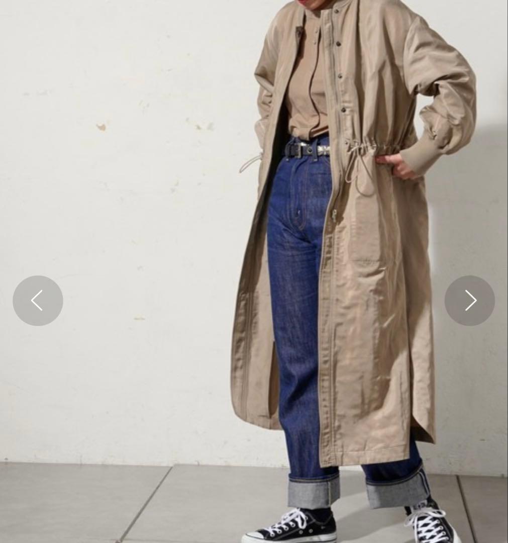 SUM1 STYLE キルティングベスト付き3WAY馬刺繍コート