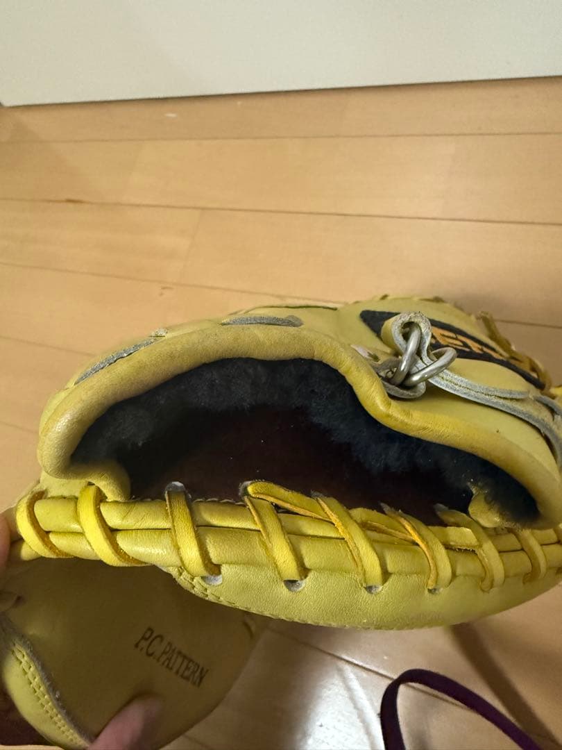 ZETT イエロー キャッチャーミット　美品