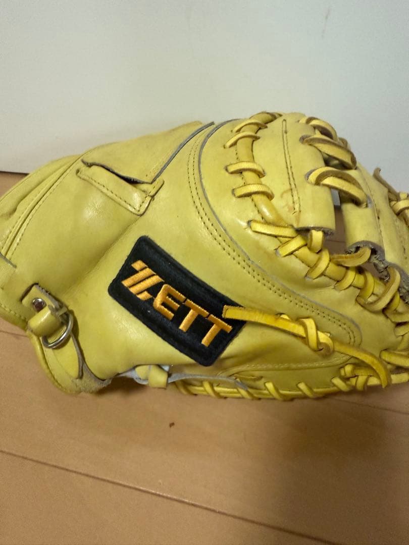 ZETT イエロー キャッチャーミット　美品