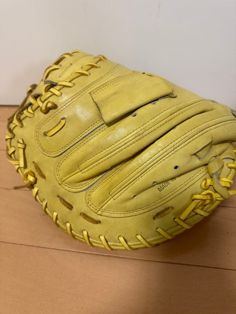 ZETT イエロー キャッチャーミット　美品