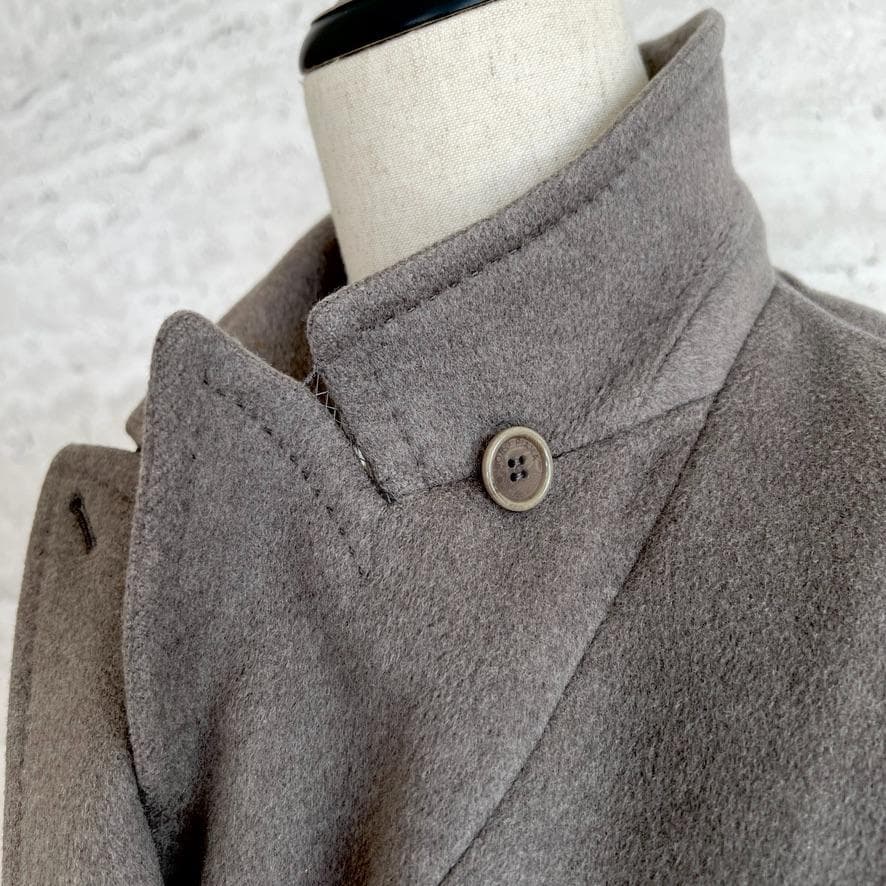 美品★LOROPIANA★肉厚ベビーカシミヤ★ダブルフェイス★ロングコート