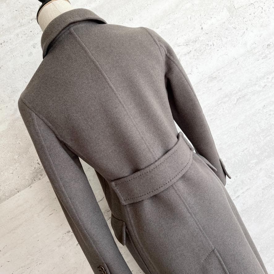 美品★LOROPIANA★肉厚ベビーカシミヤ★ダブルフェイス★ロングコート