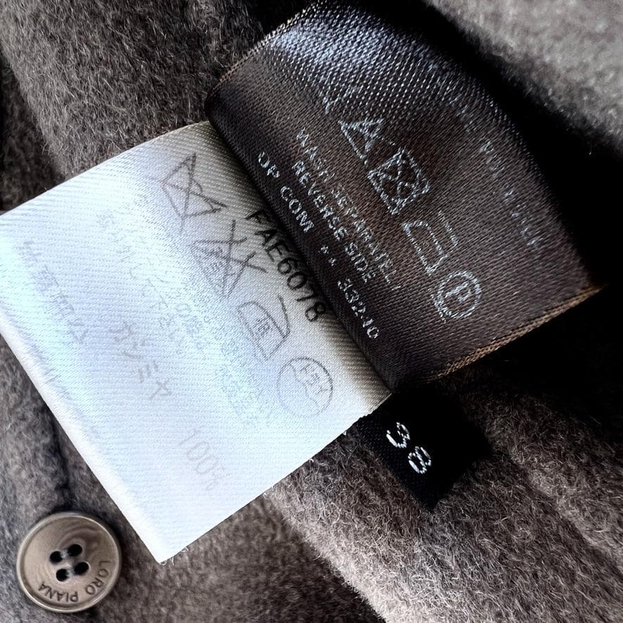 美品★LOROPIANA★肉厚ベビーカシミヤ★ダブルフェイス★ロングコート