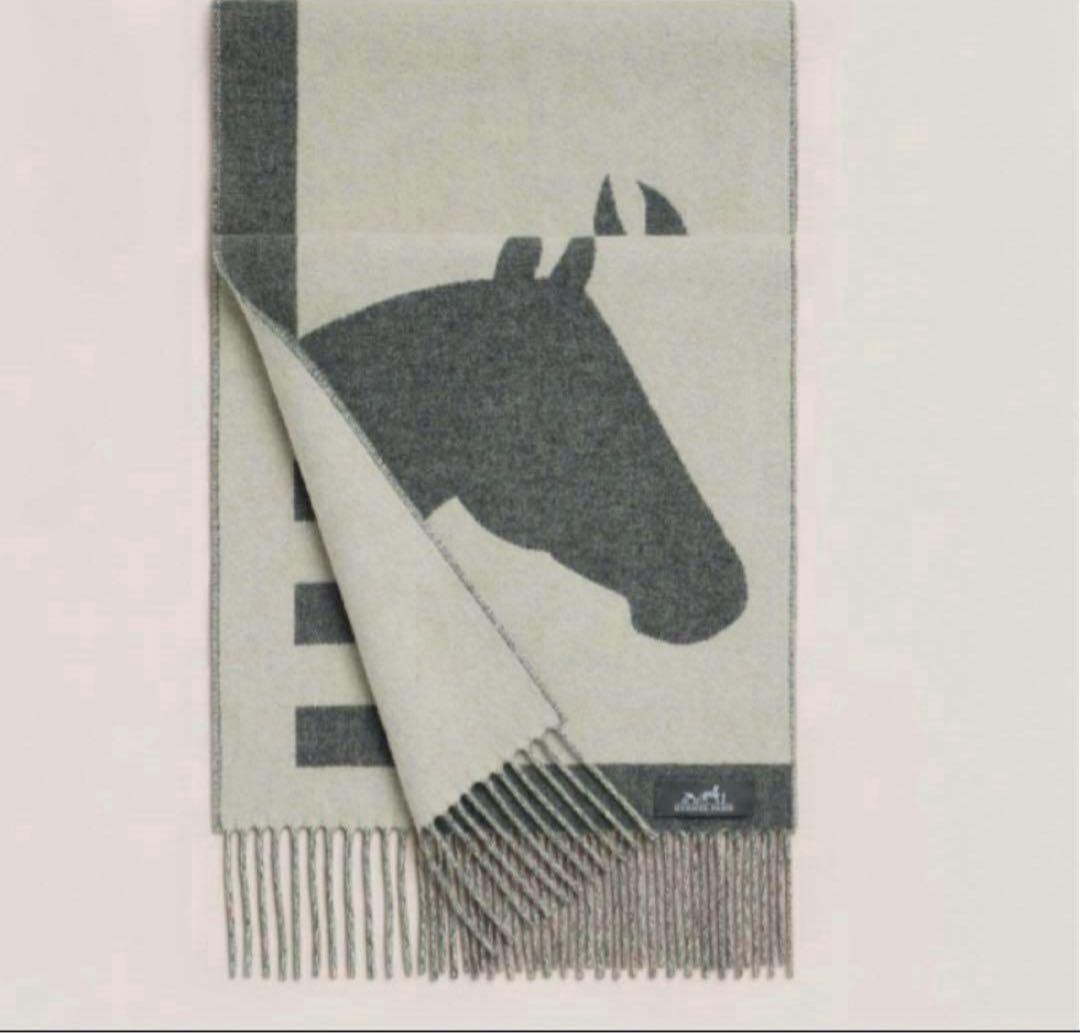 エルメス　カシミヤ　マフラー　ラブストーリー