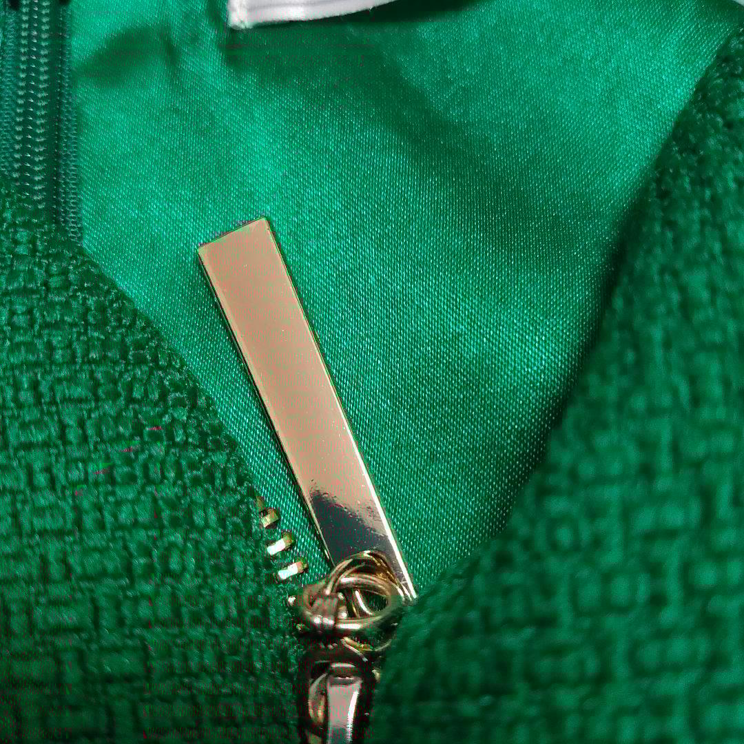 【美品☆】ROBE de FLEUR ツイードタイトロングドレス グリーン